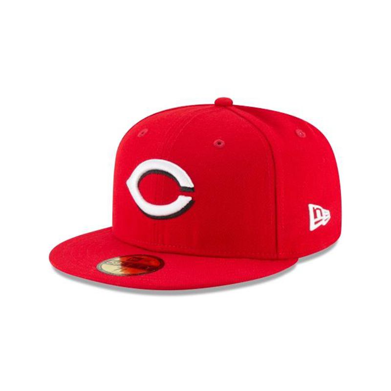 MLB Cincinnati Reds Authentic Collection 59Fifty Fitted (EWZ8064) - Red New Era Caps